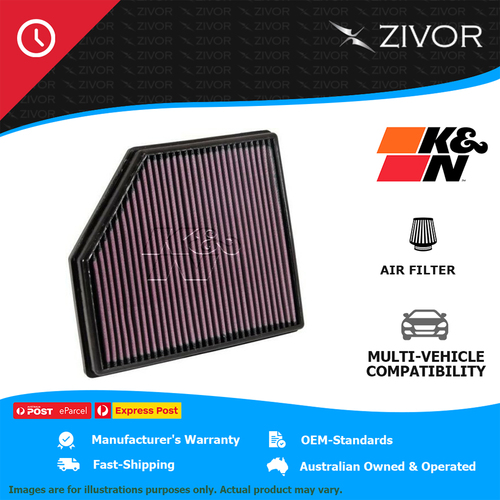 New K&N Air Filter Panel For VOLVO S60 POLESTAR 3.0L B6304T5 #33-2418