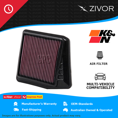 New K&N Air Filter Panel For HONDA ACCORD EURO CU 2.4L K24Z3 #33-2430