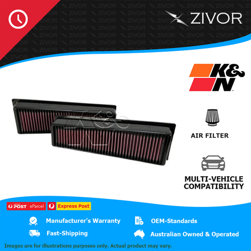 New K&N Air Filter Panel For BMW M X5 M F85 4.4L S63 B44 B #33-2449
