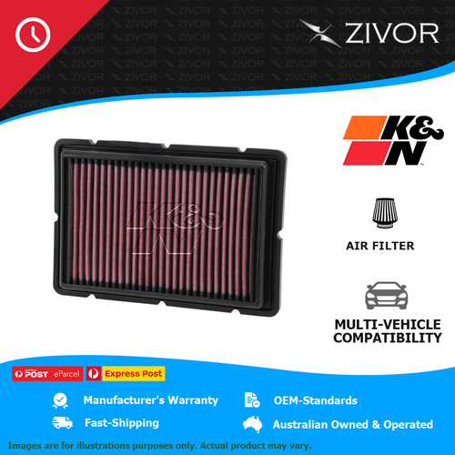 New K&N Performance Air Filter Panel For FERRARI F430 4.3L F136 #33-2494