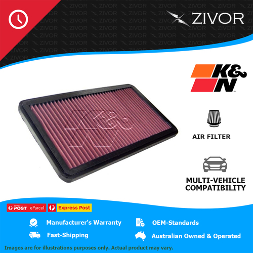 New K&N Air Filter Panel For ALFA ROMEO 90 162A 2.5L AR016/9 #33-2545