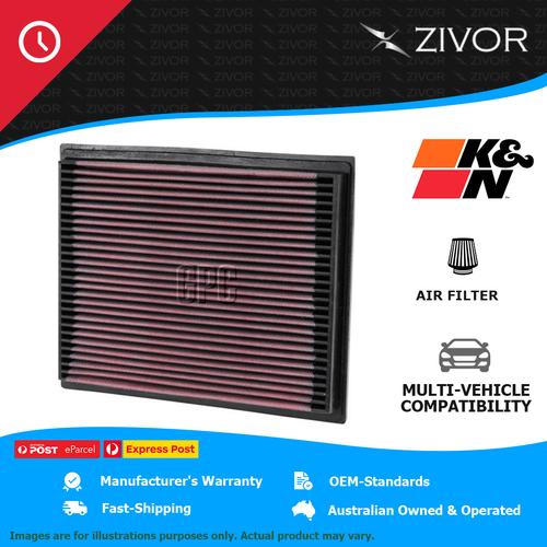 New K&N Performance Air Filter Panel For AUDI A4 B6 8E 1.8L AVJ #33-2675