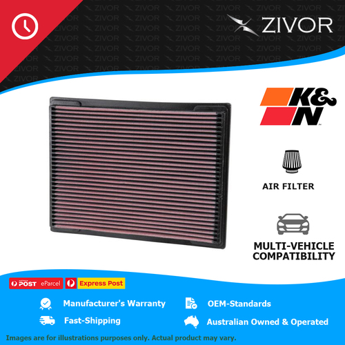 New K&N Air Filter Panel For MERCEDES-BENZ SLK200 KOMPRESSOR R170 2.0L #33-2703
