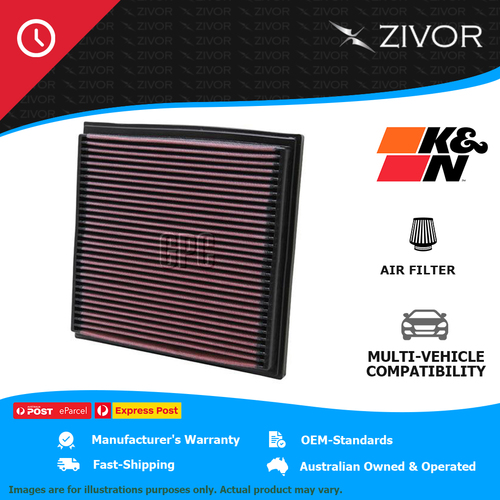 New K&N Performance Air Filter Panel For BMW 318is E36 1.9L M44 B19 #33-2733