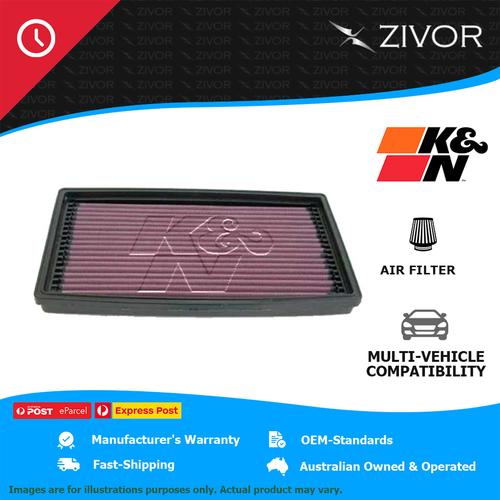 New K&N Air Filter Panel For FORD FOCUS LR ST170 2.0L ALDA #33-2819