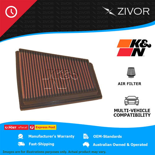 New K&N Air Filter Panel For SKODA ROOMSTER 5J7 77TDI 1.9L BSW #33-2830