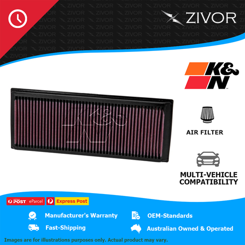 New K&N Air Filter Panel For VOLKSWAGEN EOS 1F TDI 2.0L BMM #33-2865