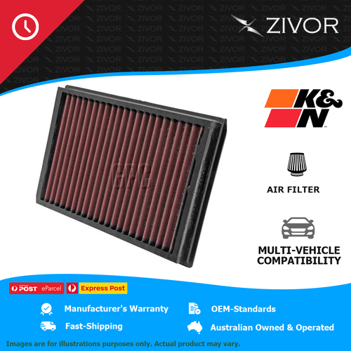 New K&N Air Filter Panel For FORD FOCUS LR ST170 2.0L ALDA #33-2877