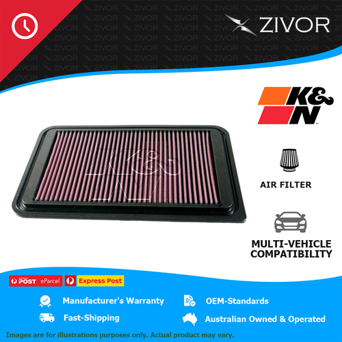 New K&N Performance Air Filter Panel For MAZDA MAZDA2 DE 1.5L ZY-VE #33-2924