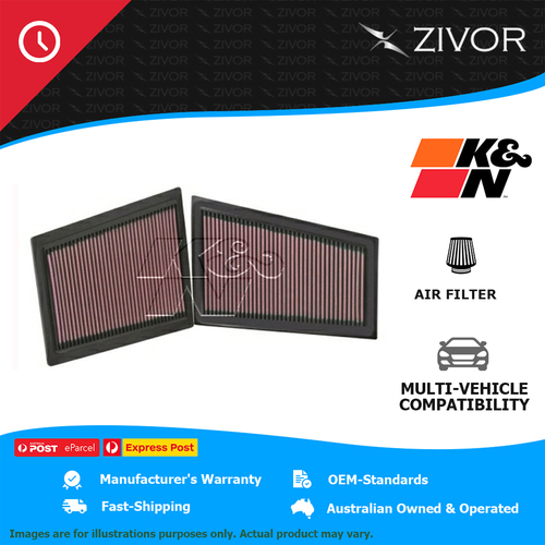 New K&N Air Filter Panel For MERCEDES-BENZ E280 CDI W211 3.0L OM642 #33-2940
