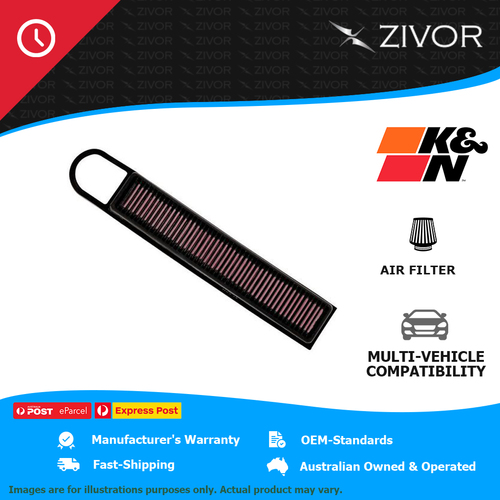 New K&N Air Filter For PEUGEOT 308 T7 1.6L EP6DT (5FX) #33-2941