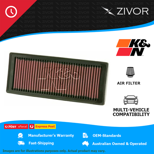 New K&N Performance Air Filter Panel For AUDI A4 B8 8K 2.0L CAGB #33-2945