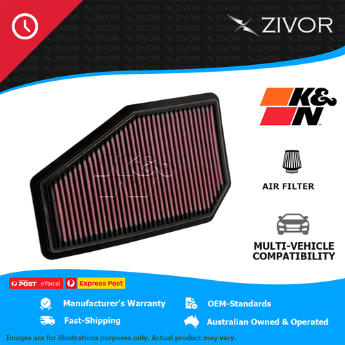 New K&N Air Filter Panel For HONDA CIVIC FN TYPE R 2.0L K20Z4 #33-2948