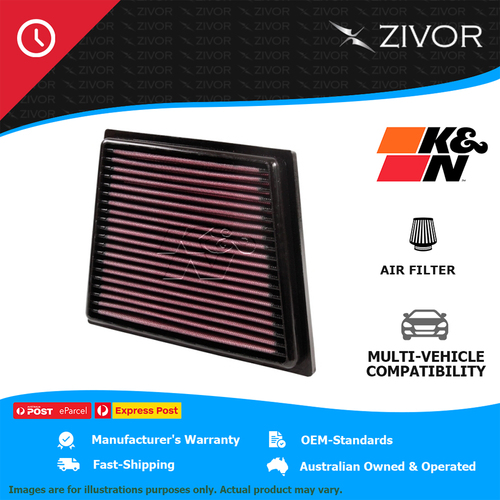 New K&N Air Filter Panel For FORD FIESTA WZ ST 1.6L Ecoboost JTJA JTJB #33-2955