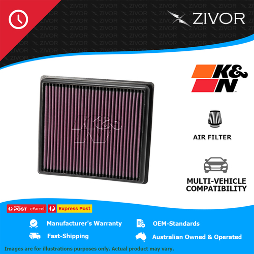 New K&N Performance Air Filter Panel For BMW 320d F34 2.0L N47 D20 C #33-2990