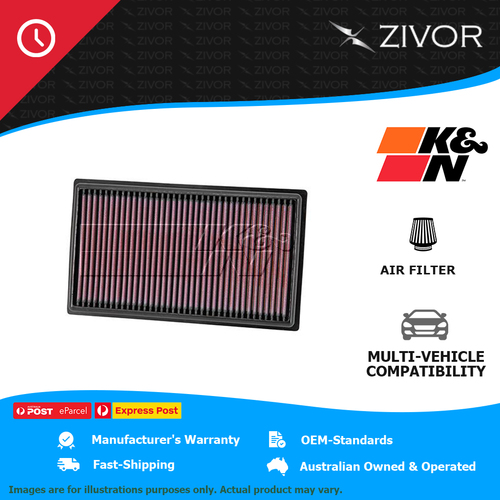 New K&N Replacement Air Filter For Mazda 3 2.0L L4 Gas #33-2999