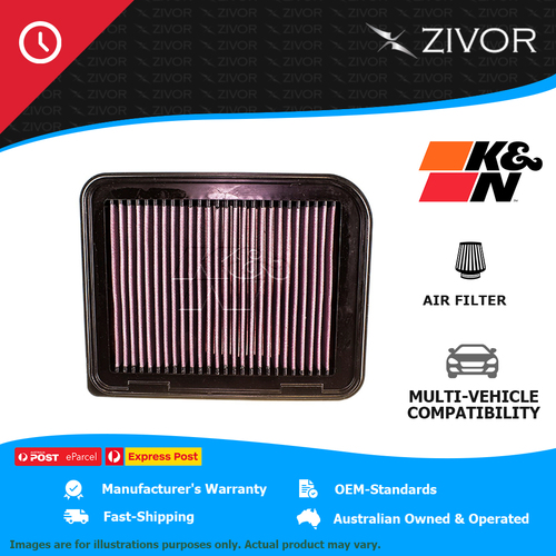 New K&N Air Filter For MITSUBISHI OUTLANDER ZJ 2.4L 4J12 MIVEC #33-3015
