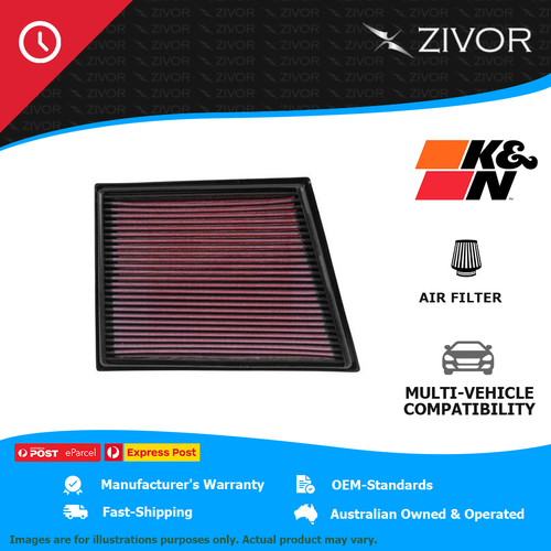 New K&N Replacement Air Filter For BMW 220i F45 2.0L B48 A20 A #33-3025