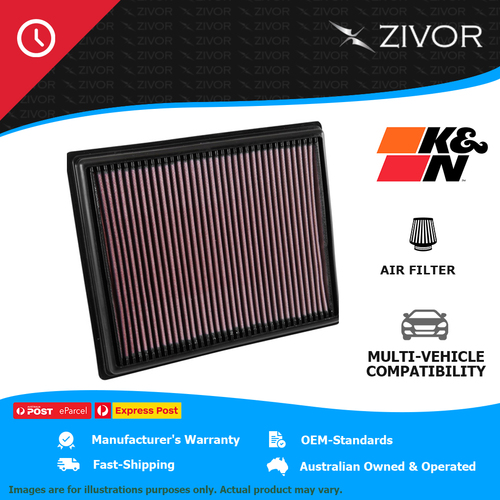 New K&N Performance Air Filter For AUDI S1 8X 2.0L CWZA #33-3035