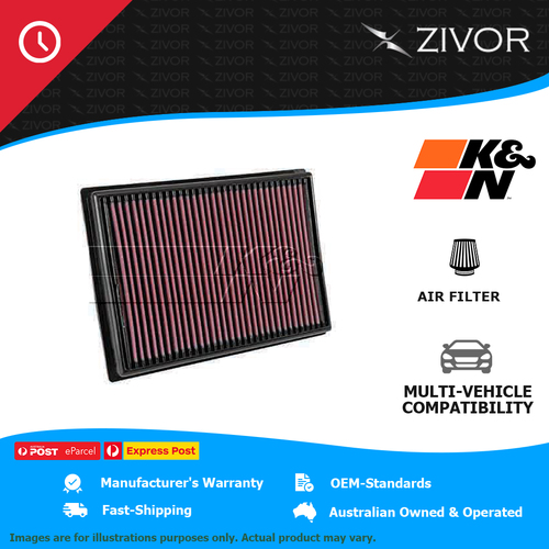 New K&N Performance Air Filter For TOYOTA HILUX TGN121R 2.7L 2TR-FE #33-3045