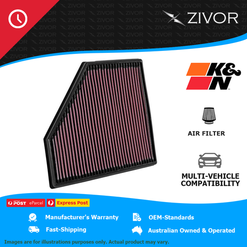 New K&N Replacement Air Filter For BMW M240i F22 3.0L B58 B30 A #33-3051