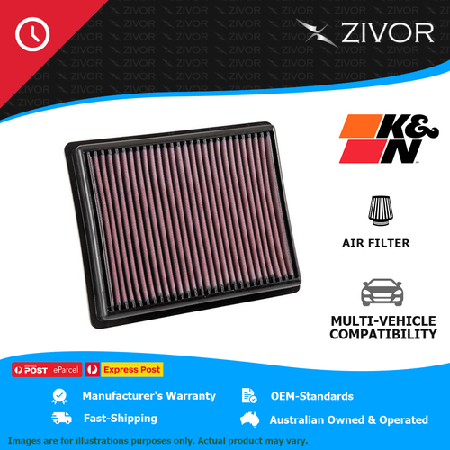 New K&N Replacement Air Filter For RENAULT TRAFIC X82 1.6L R9M #33-3054