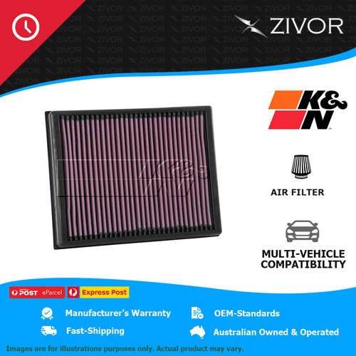 New K&N Replacement Air Filter For FORD RANGER PX III RAPTOR 2.0L YN2S KN33-3086