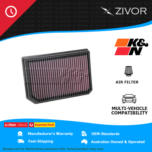 New K&N Replacement Air Filter For Mercedes-Benz GLB250 2.0L L4 Gas #33-3133