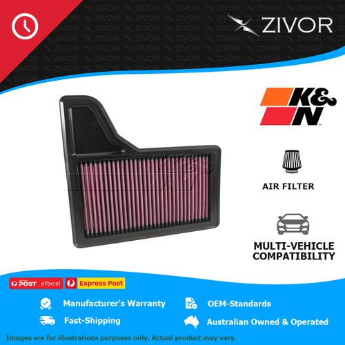 K&N Air Filter For FORD MUSTANG GEN6 FM Shelby GT350 5.2L Voodoo 392 #33-5029