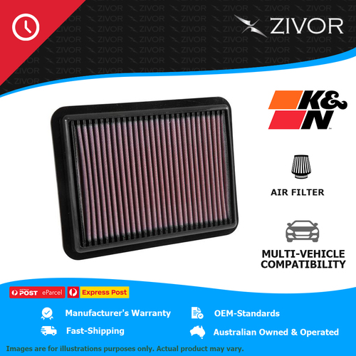 New K&N Replacement Air Filter For MAZDA CX-3 DK 1.5L S5 SkyActiv-D #33-5038