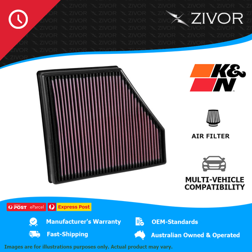 New K&N Performance Air Filter For CHEVROLET CAMARO GEN6 ZL1 6.2L LT4 #33-5047