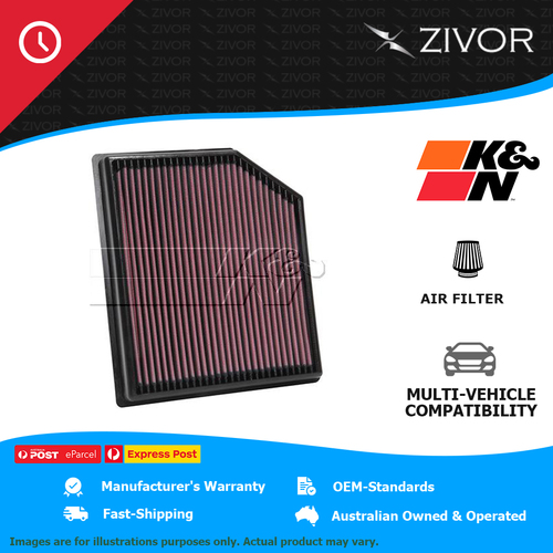 New K&N Air Filter For JEEP GRAND CHEROKEE GEN4 WK2 Trackhawk 6.2L #33-5077