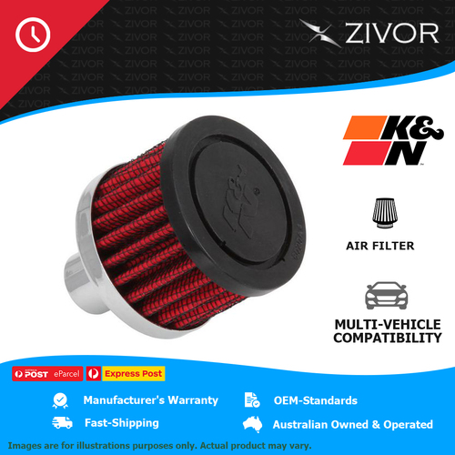 New K&N 38mm Air Filter-cotton gauze washable, reusable 1Y Warranty #62-1030