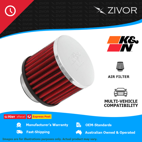 New K&N 64mm Air Filter - cotton gauze 1 Year Warranty #62-1460