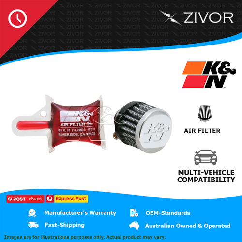 New K&N Air Filter-cotton gauze washable, reusable 1 Year Warranty #62-2470