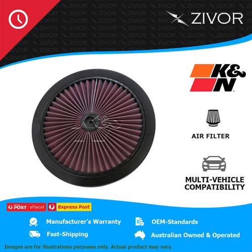 New K&N X-Stream Top 25mm Air Filter - cotton gauze 1 Year Warranty #66-1401