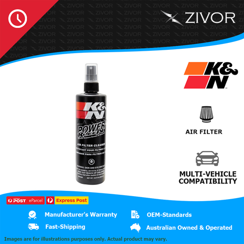 New K&N Performance Air Filter Cleaner 355ml Spray - 1 Year Warranty #99-0606