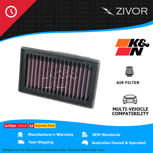 New K&N Performance Air Filter Panel For BMW F650GS 652 #BM-8006