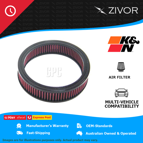 K&N Air Filter Round For HOLDEN COMMODORE VL 5.0L 304 cu.in Black H.P #E-1210