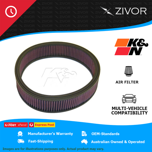 New K&N Air Filter Round For Plymouth Roadrunner 360 V8 4 BBL. #E-1530