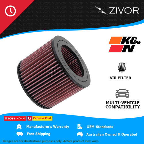New K&N Air Filter Round For TOYOTA LANDCRUISER HZJ78R 4.2L 1HZ #E-2443