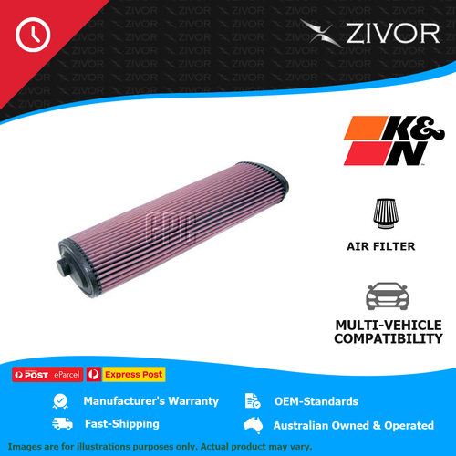 New K&N Air Filter Oval For BMW 120d E87 2.0L M47 D20 (204D4) #E-2653