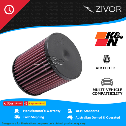 New K&N Air Filter Tapered Conical For AUDI A8 D4 4H 4.1L CDSB #E-2999