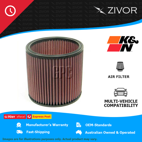 K&N Air Filter Round For NISSAN SAFARI Y60 GQ (GREY IMPORT) 4.2L TD42 #E-3346