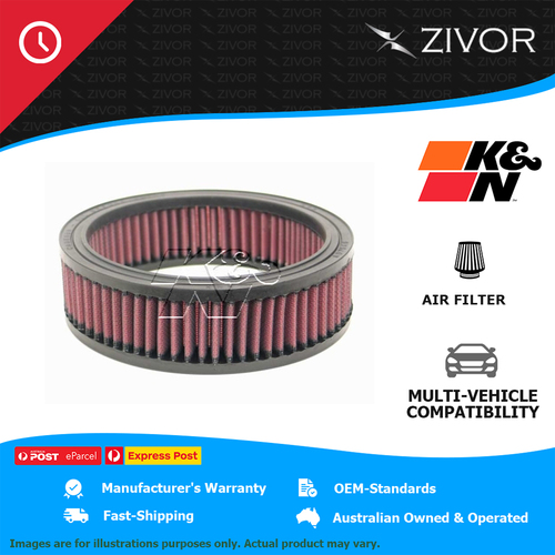 New K&N 51mm Air Filter Round - cotton gauze 1 Year Warranty #E-3402