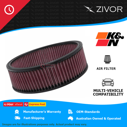 New K&N Performance 73mm Air Filter Round-cotton gauze 1 Year Warranty #E-3530