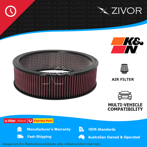 New K&N Performance 102mm Air Filter Round-cotton gauze 1 Year Warranty #E-3750