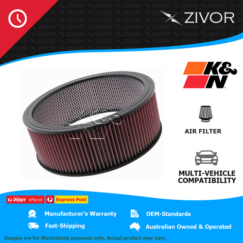New K&N 127mm Air Filter Round - cotton gauze 1 Year Warranty #E-3760