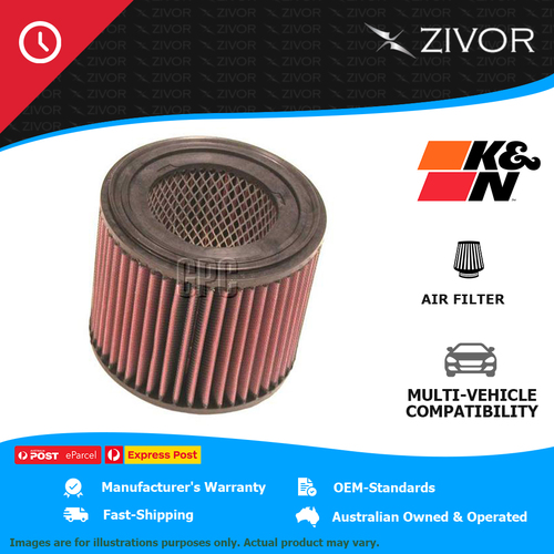 New K&N Air Filter Round For NISSAN PATROL Y61 GU 3.0L ZD30DDTi Euro4 #E-9267