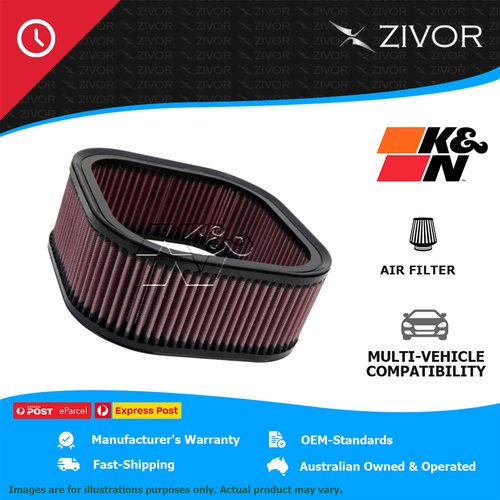 K&N Air Filter Panel For Harley Davidson VRSCD Night Rod 69 CI #HD-1102